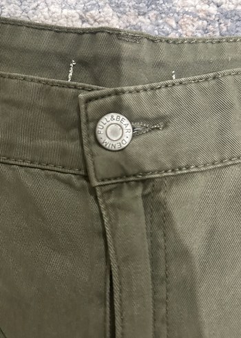 baggy kargo pantalon yeşil - Görsel 4