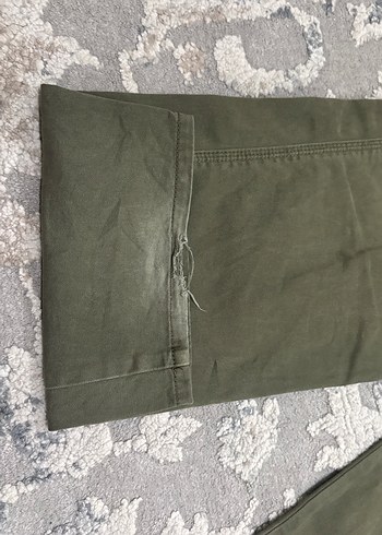 baggy kargo pantalon yeşil - Görsel 5