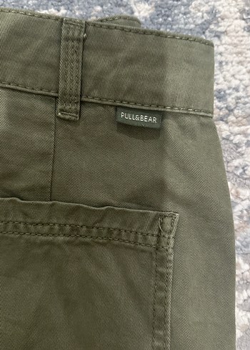 baggy kargo pantalon yeşil - Görsel 3