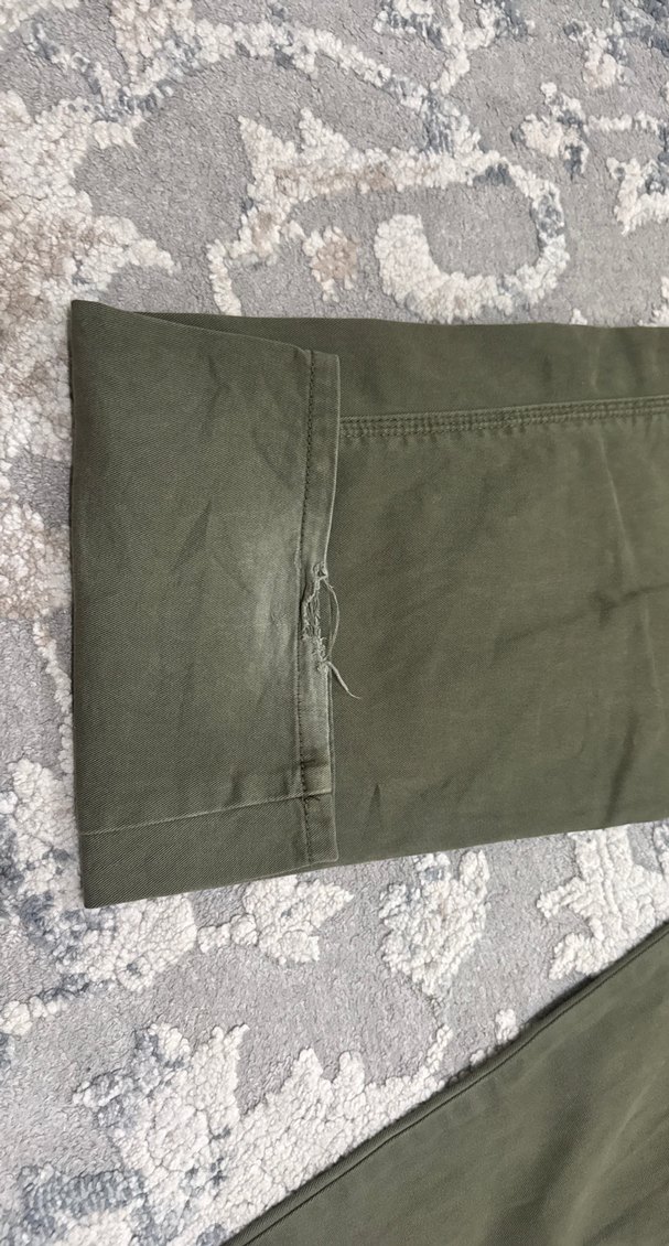 baggy kargo pantalon yeşil - Görsel 5