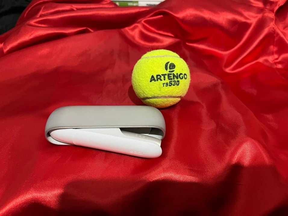 Gri Pilates Topu, Baskılı Desenli - Görsel 4