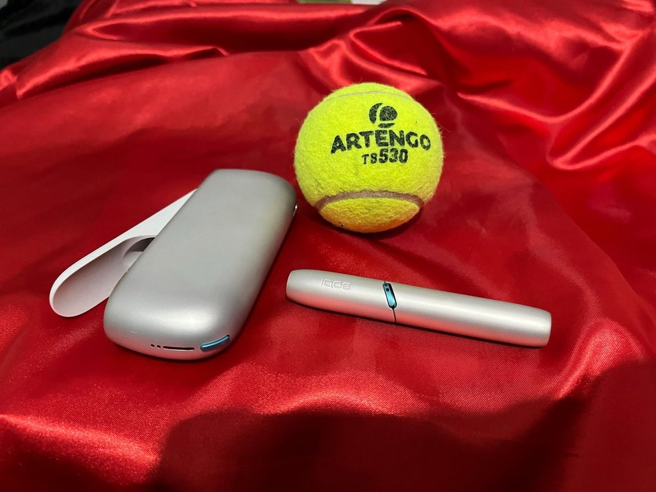 Gri Pilates Topu, Baskılı Desenli - Görsel 2