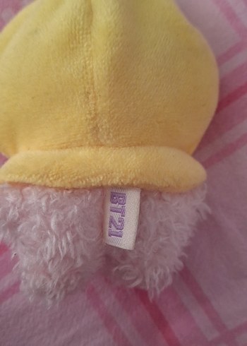  Beden sarı Renk BTS BT21 Cooky Peluş Anahtarlık