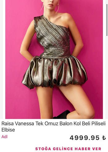 Gold Parlak Mini Straplez Elbise - Görsel 3