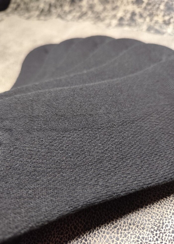 Sneakers Bilek Erkek Çorap 6'lı Siyah - Görsel 2