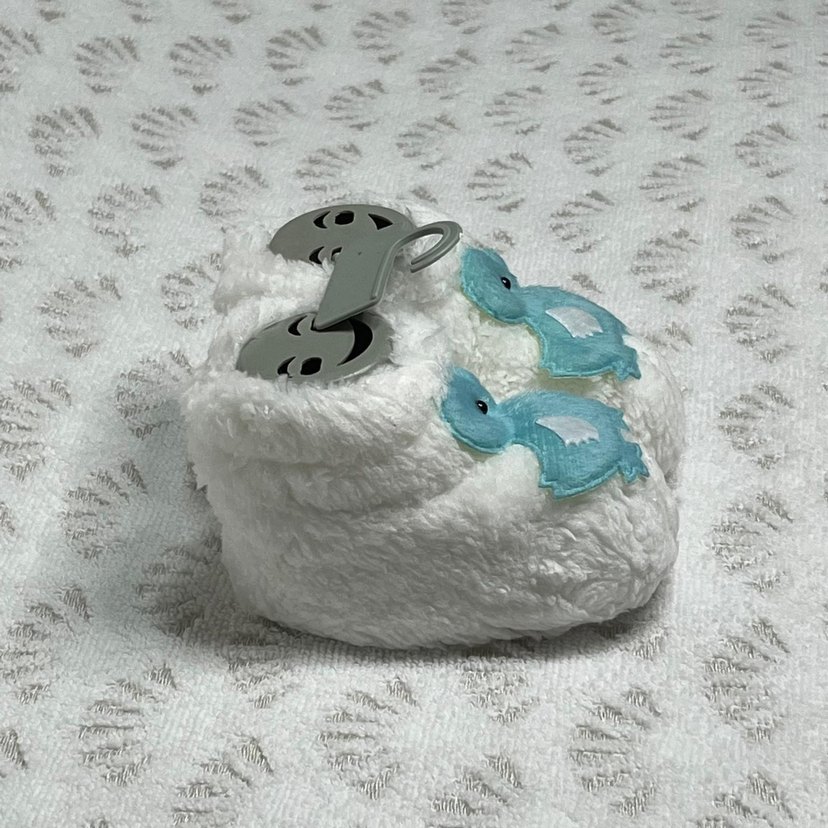 Beyaz Erkek Bebek Peluş Ev Patik - Görsel 2