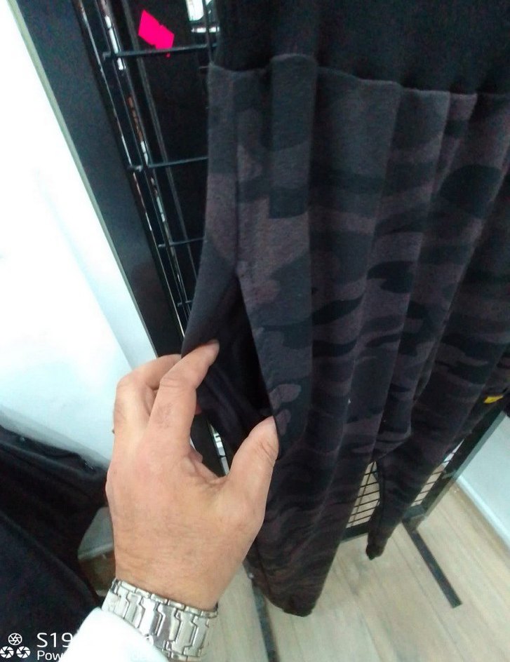 Kamuflaj desenli unisex eşofman - Görsel 2