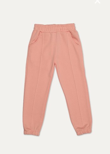 Kızlar için Pembe Rahat Kesim Eşofman - Görsel 2