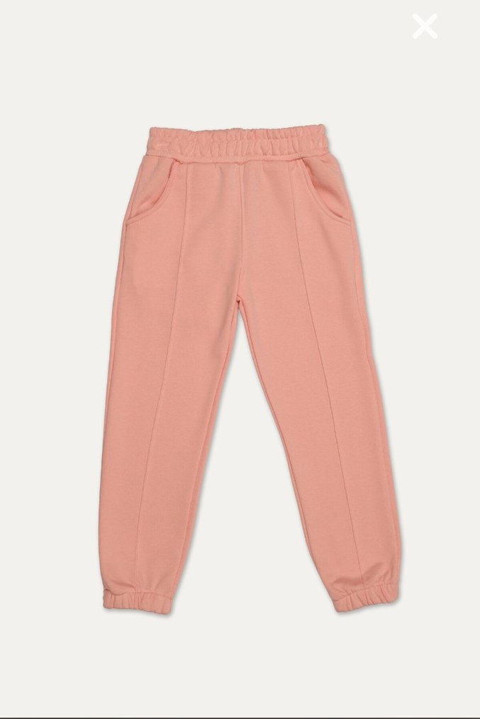 Kızlar için Pembe Rahat Kesim Eşofman - Görsel 2