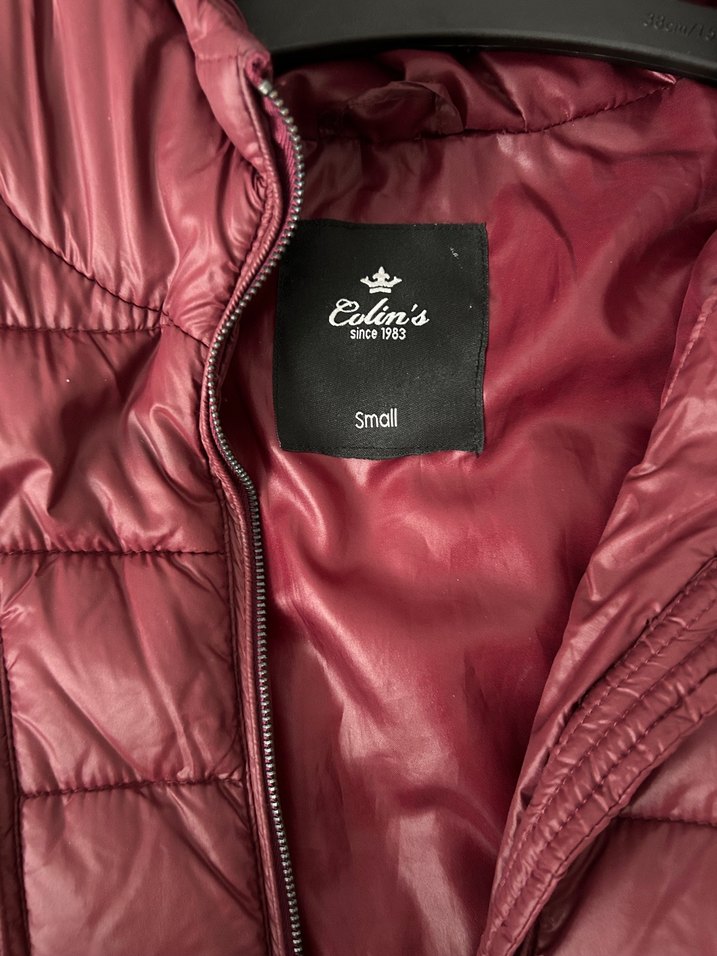 Bordo Kapüşonlu Kadın Kışlık Mont - Görsel 4