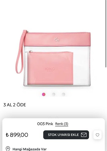 KİKO İKİLİ MAKYAJ ÇANTASI - Görsel 3