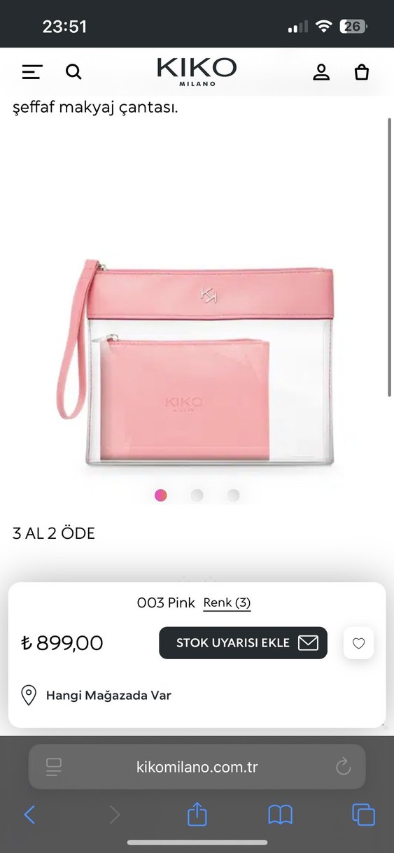 KİKO İKİLİ MAKYAJ ÇANTASI - Görsel 3