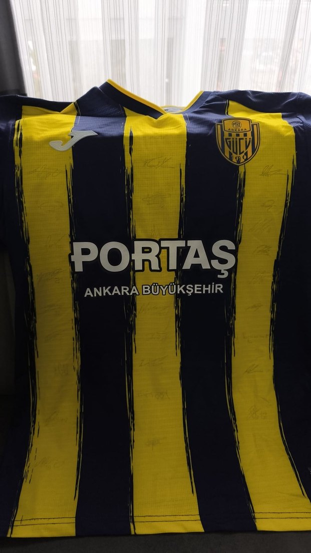 22-23 Ankaragücü orijinal imzalı forma. - Görsel 3