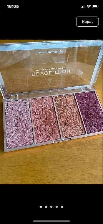 REVOLUTION VINTAGE LACE ALLIK PALETİ