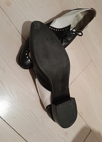 Fiyat cok dustu! Ikinci el, Otto,43,Bay ayakkabi, siyah beyaz ta - Görsel 4