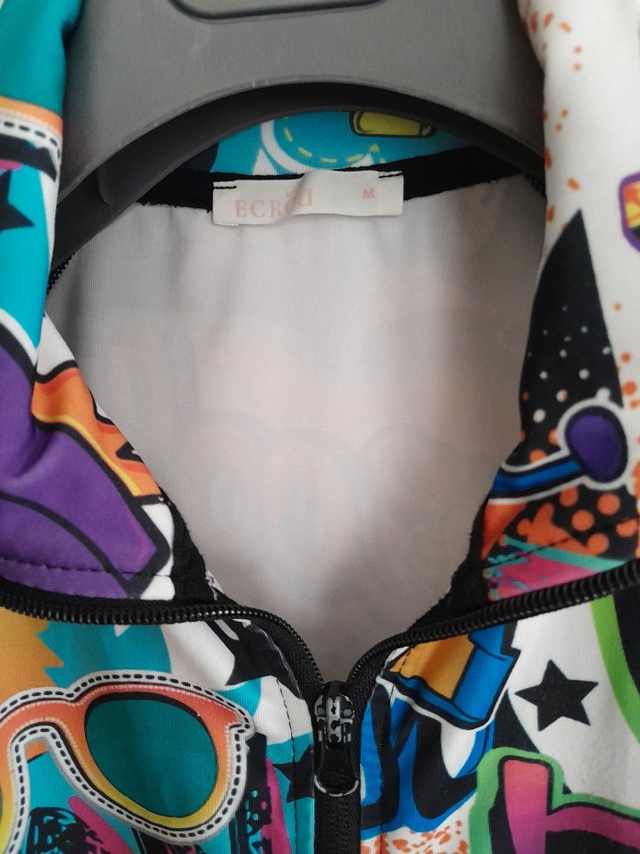 Yeni gibi, XS-S, tarz desenli likrali fermuarli mont - Görsel 3