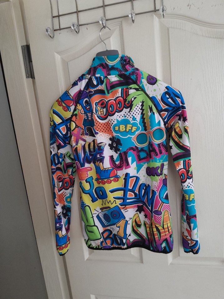 Yeni gibi, XS-S, tarz desenli likrali fermuarli mont - Görsel 4