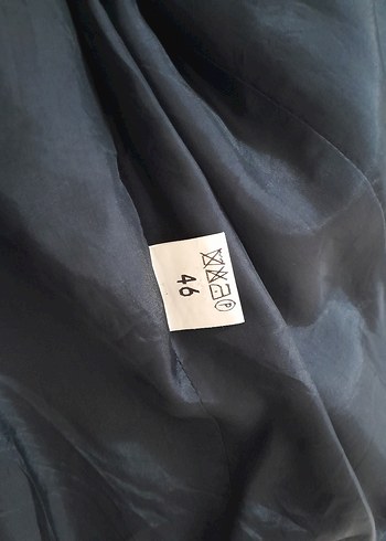 Az kullanilmis, 46, %55 ipek, kaz ayagi desenli, tarz, bay ceket - Görsel 6