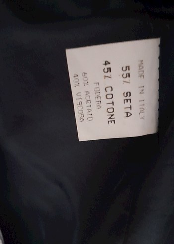 Az kullanilmis, 46, %55 ipek, kaz ayagi desenli, tarz, bay ceket - Görsel 5