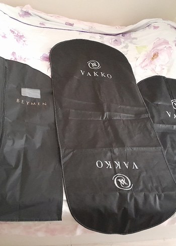 Ikinci el, Vakko, siyah renkte elbise kiliflaru - Görsel 3
