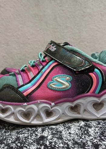 ORİJİNAL Skechers Hearts @ Lights Çok Renkli Kız Çocuk