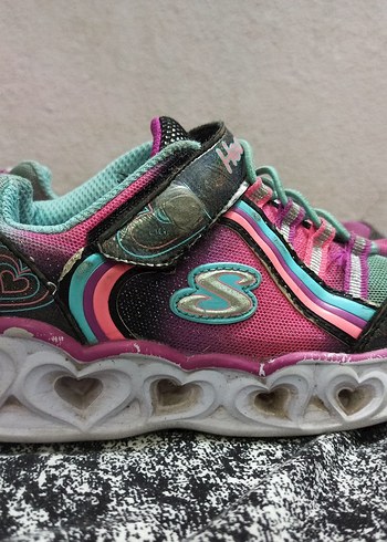Skechers ORİJİNAL Skechers Hearts @ Lights Çok Renkli Kız Çocuk