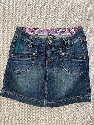 Loft mini jean etek