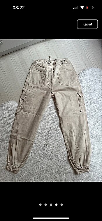 s Beden ten rengi Renk Jogger pantolon