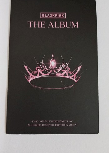 xxl Beden beyaz Renk blackpink jisoo orijinal the album pc