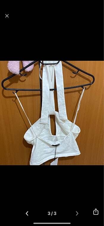 s Beden Bershka boyundan bağlamalı crop