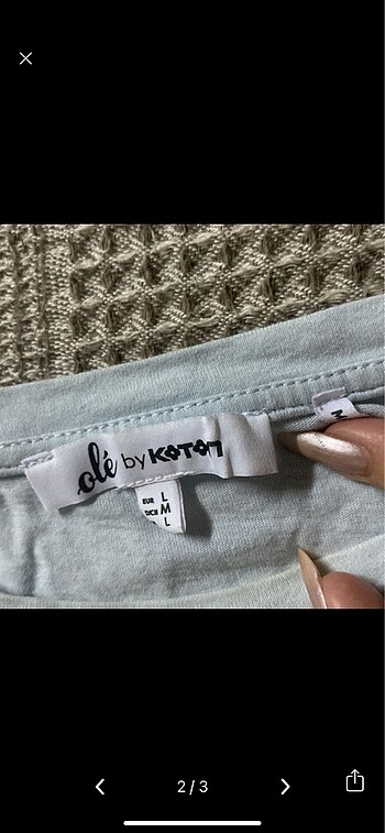 Koton Koton crop tshirt