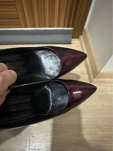 40 Beden bordo Renk Hotiç rugan ayakkabı