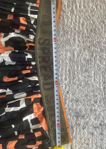 Desenli Pilili Uzun Kadın Etek - Görsel 7