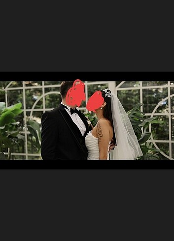 Gelinlik saten gelinlik özel dikim - Görsel 2