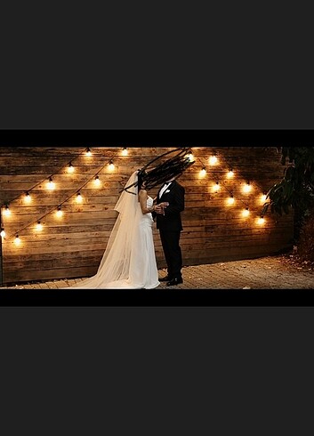 Gelinlik saten gelinlik özel dikim - Görsel 6