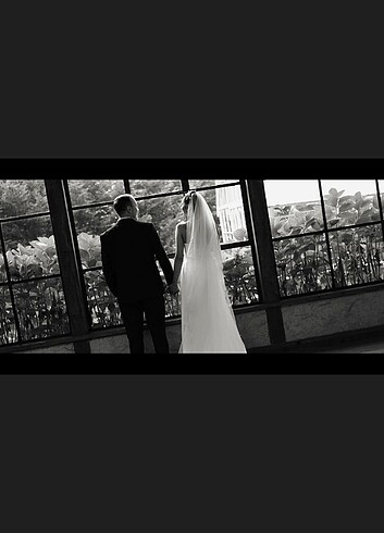 Gelinlik saten gelinlik özel dikim - Görsel 8