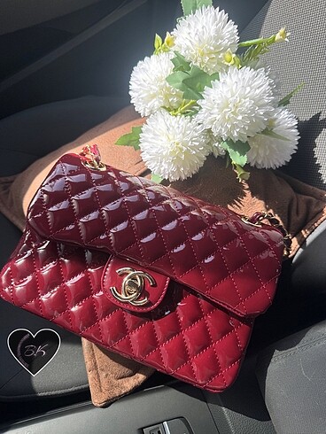 Chanel bordo rugan çanta