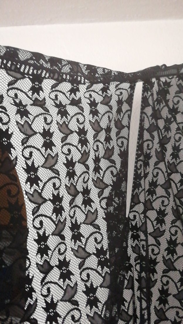 Siyah  Örgü Kadın Pareo - Görsel 4