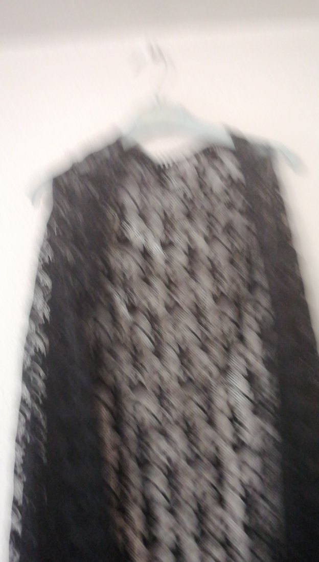 Siyah  Örgü Kadın Pareo - Görsel 3