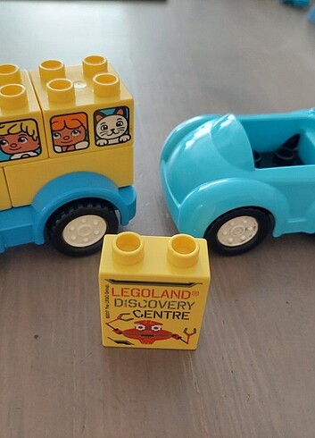 Diğer Lego duplo İlk otobüsüm seti, top seti ve mavi araba