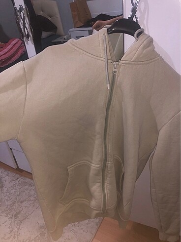 xl Beden yeşil Renk Hırka hoodie