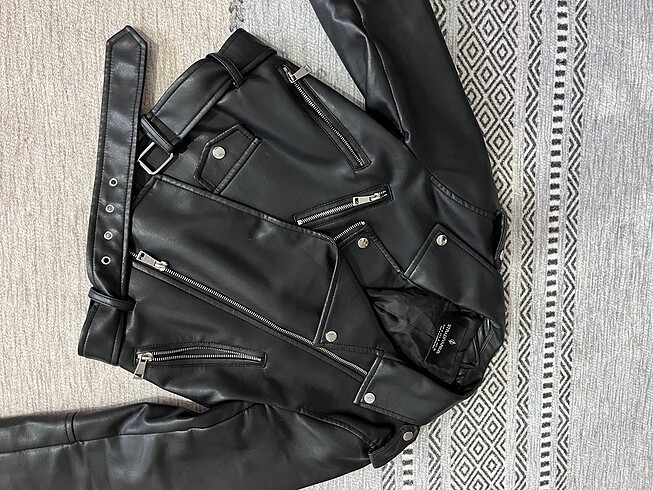 stradivarius deri ceket