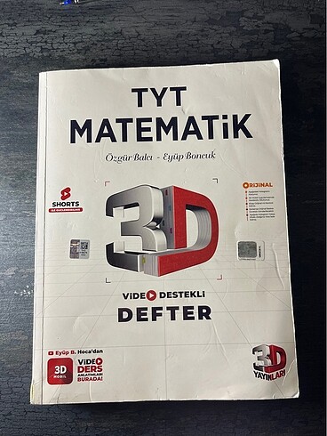 3d Tyt matematik video destekli defter