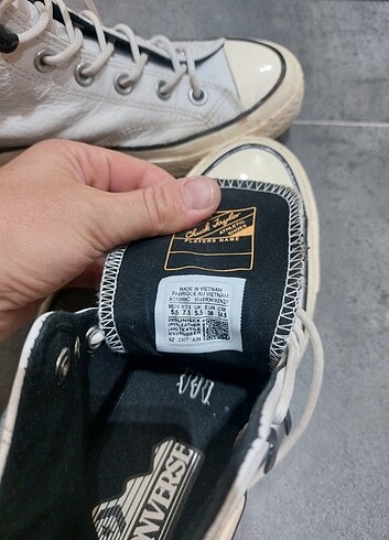 Converse 38 no buz mavisi deri