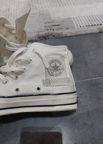 36,5 Beden beyaz Renk Converse Beyaz Kadın Spor Ayakkabı