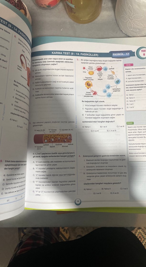 11. Sınıf Biyoloji Soru Kütüphanesi - PRF Yayınları - Görsel 4