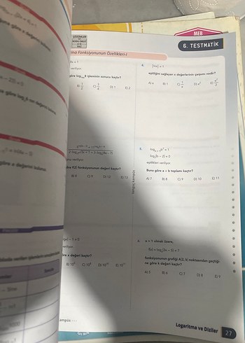 Tonguç Kampüs AYT Matematik Fasikülleri - Görsel 3