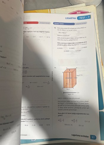 Tonguç Kampüs AYT Matematik Fasikülleri - Görsel 2