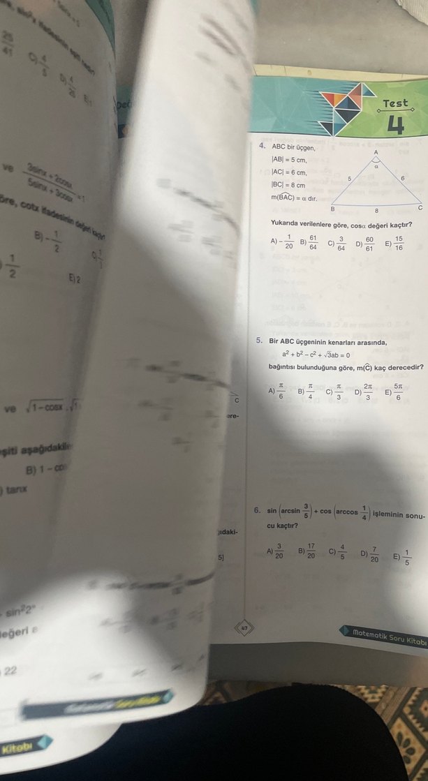 Limit Yayınları 11. Sınıf Matematik Soru Kitabı - Görsel 4