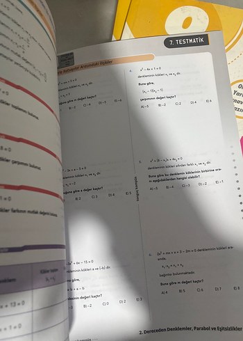 Tonguç Kampüs TYT AYT 2. Dereceden Denklem Fasikülleri - Görsel 3